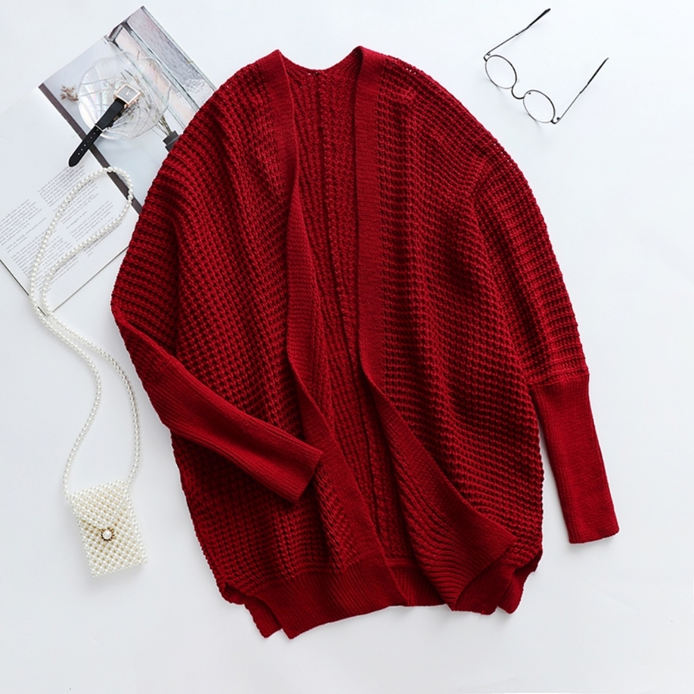 Red Open Cardigans - Picture 7 of 8